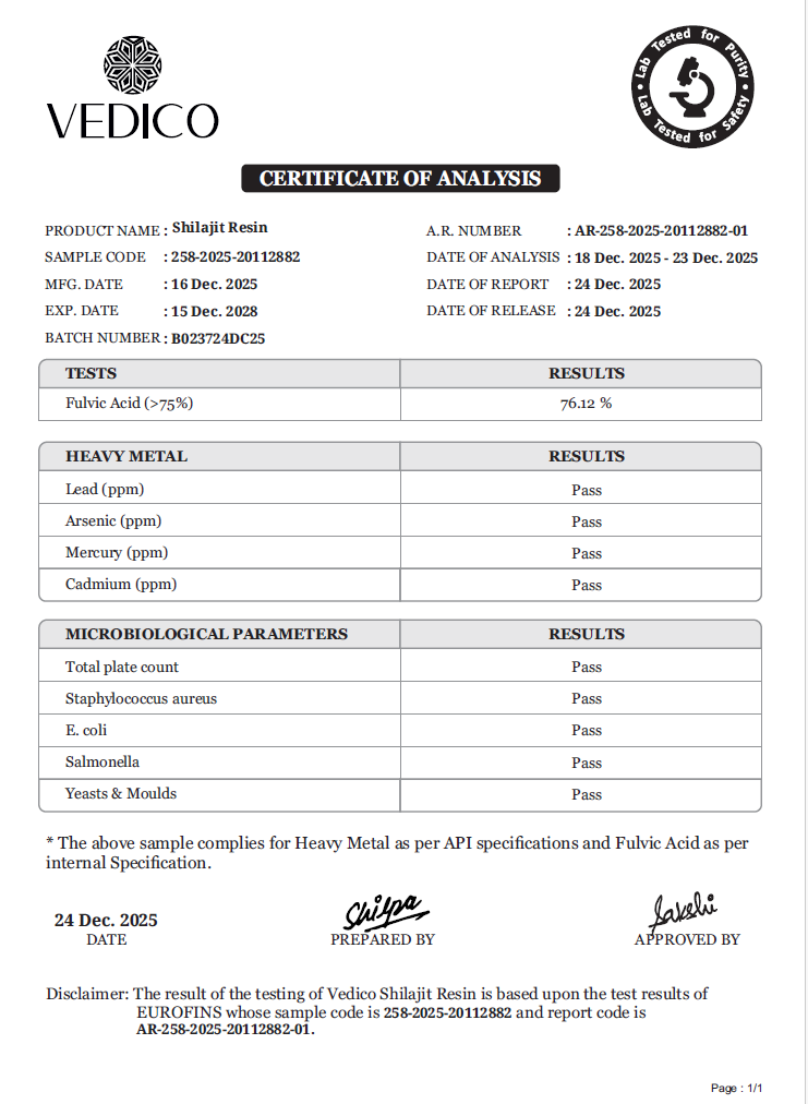 Himalayan Shilajit Resin | Natural Energy & Vitality Support