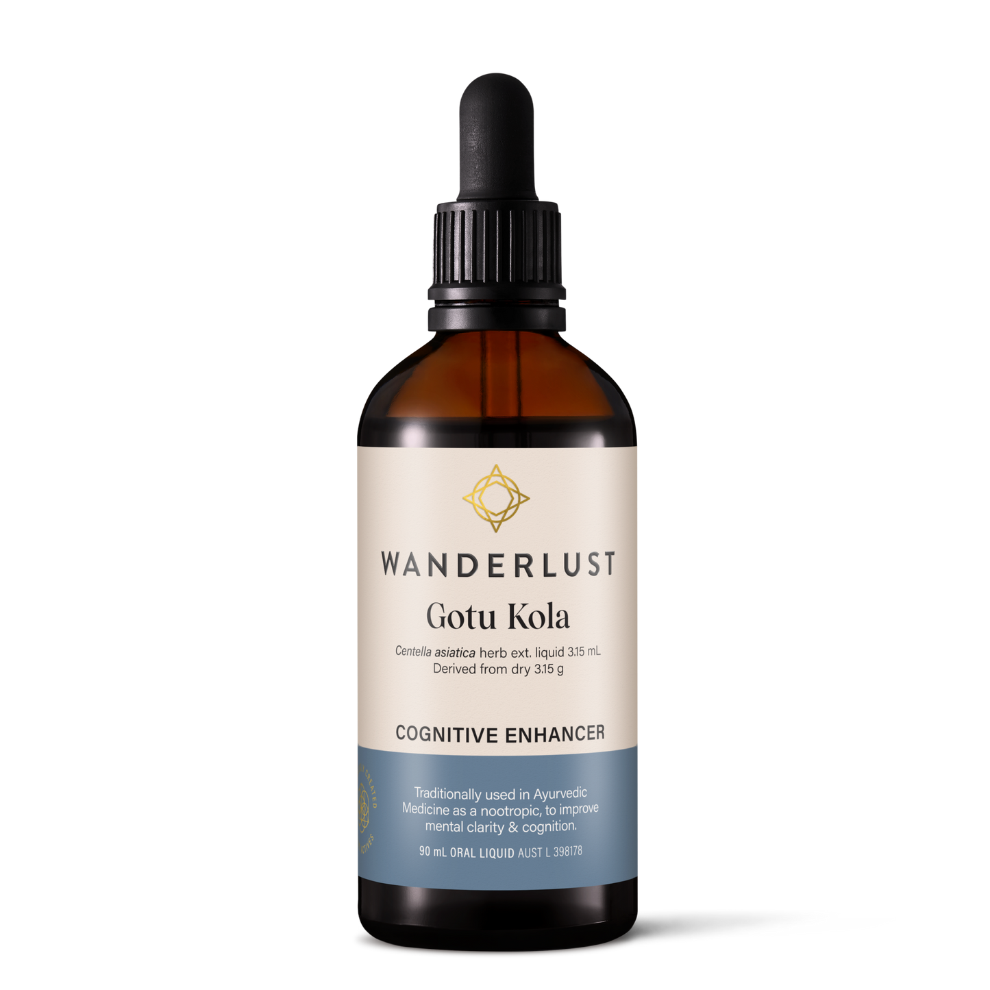 wanderlust | gotu kola drops | 90ml