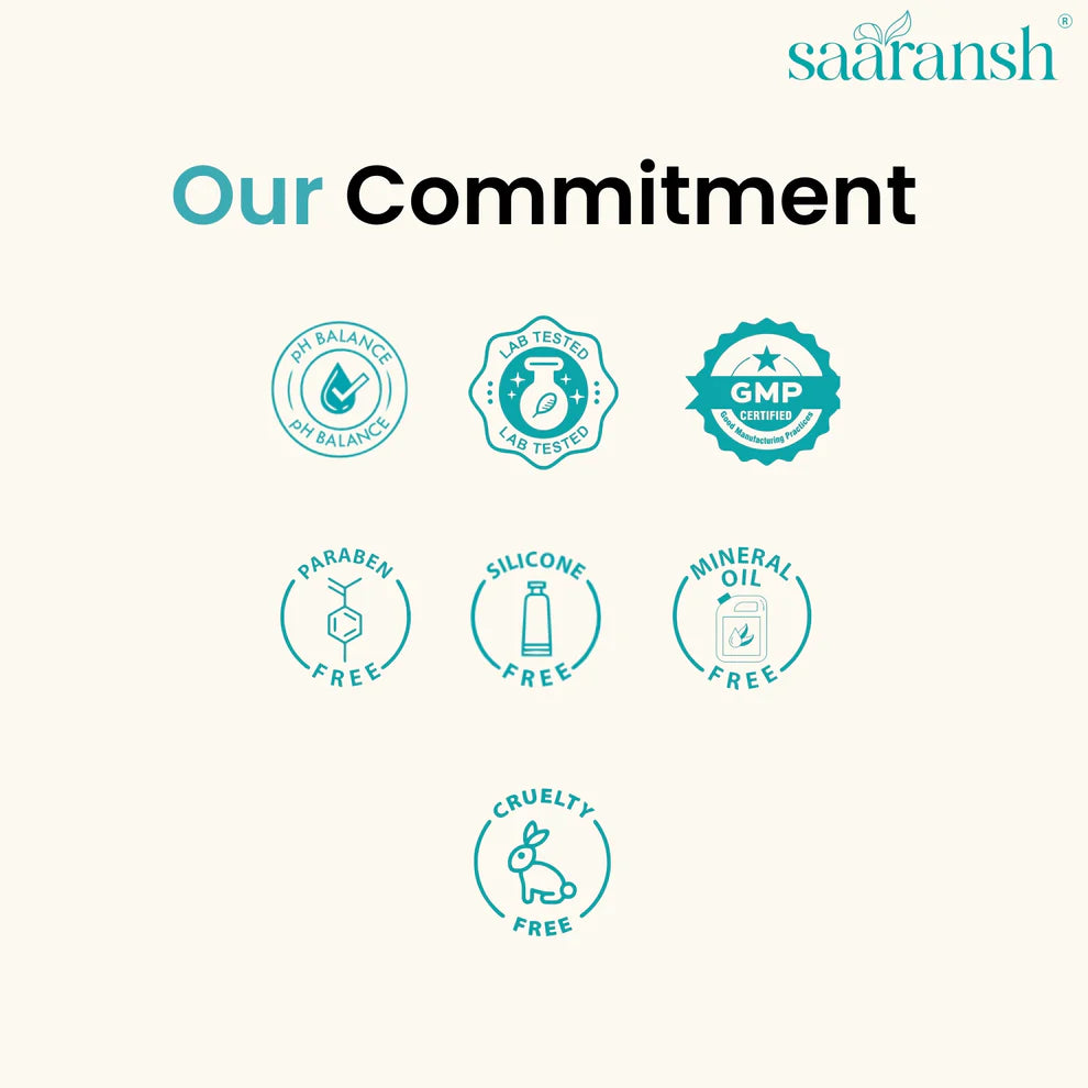 Saaransh Herbal Hair Oil | Bhringraj | Amla | Brahmi | Rosemary | 200ml