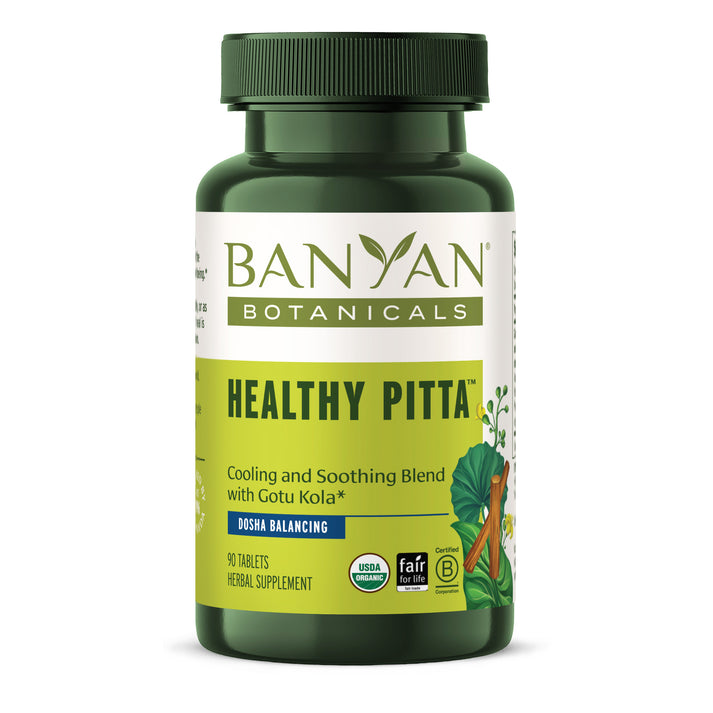 Healthy Pitta Tablets | Certified Organic | Balancing for Pitta