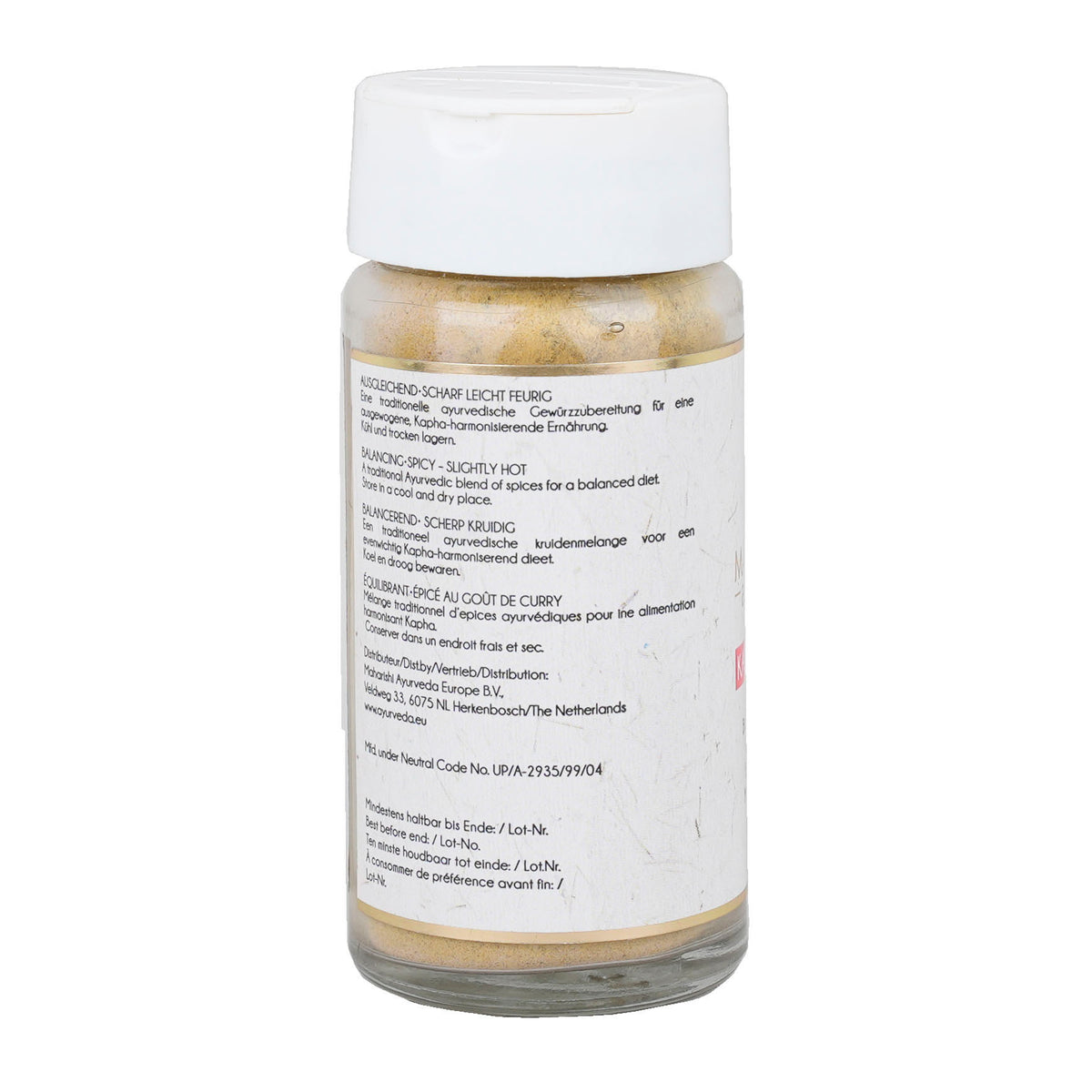 Maharishi Ayurveda | Kapha Spice Blend | Organic Certified | 50gm | Ginger | Pepper | Coriander,