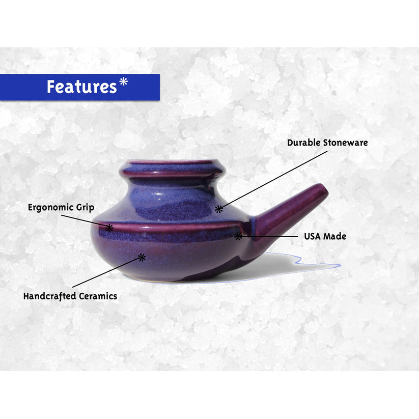 baraka | premium us made handcrafted - neti pot