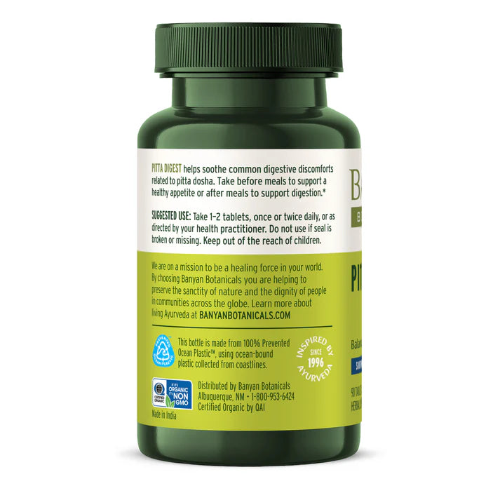 Pitta Digest tablets - Certified Organic