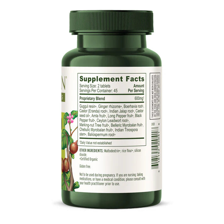 Punarnavadi Guggulu Tablets | Certified Organic | 90 Tablets