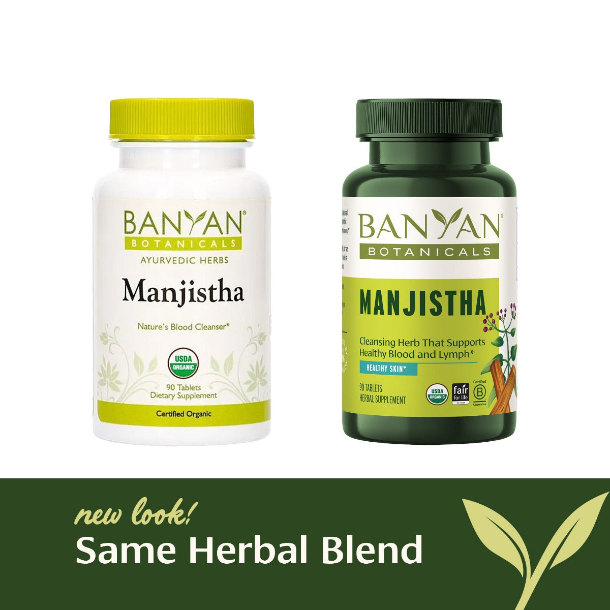 Manjistha Tablets | Certified Organic | 90 Count