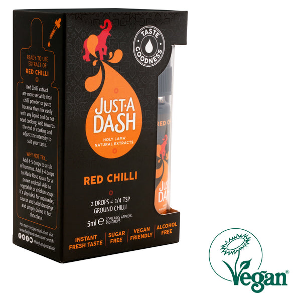 Just A Dash Red Chilli Natural Extract Spice Drops  Sattvic Health Store