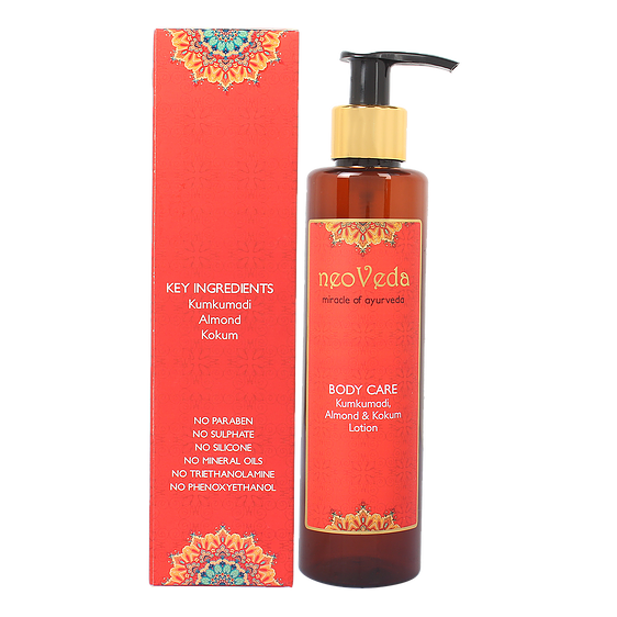 NeoVeda Almond, Kumkumadi & Kokum Lotion