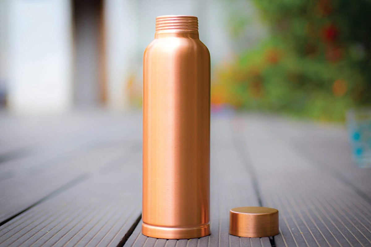 Pure Copper Bottle Sealed Cap Design