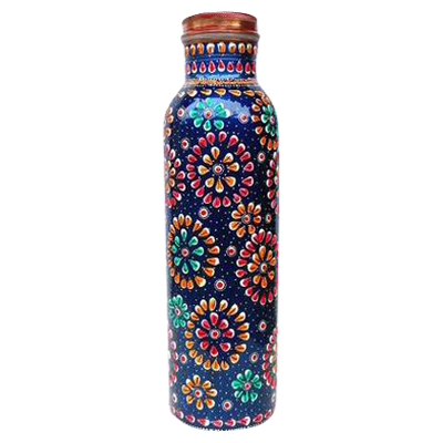 Artisan - Hand Crafted Copper Water Bottle - Sattvic Health Store  - An Ayurveda Products Store for Australia