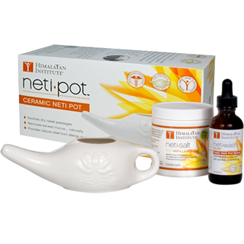Himalayan Institute Neti Pot,  3 Piece Kit - Sattvic Health Store  - An Ayurveda Products Store for Australia