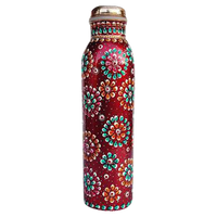 Artisan - Hand Crafted Copper Water Bottle - Sattvic Health Store  - An Ayurveda Products Store for Australia