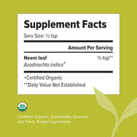 Neem Powder - Certified Organic