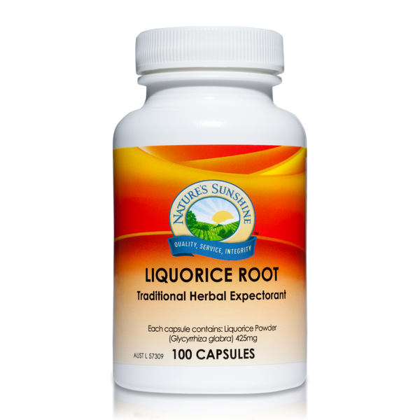 Natures Sunshine Liquorice Root Capsules buy from Sattvic Health Store Australia