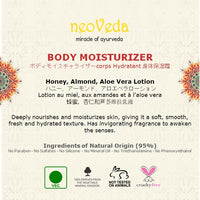 NeoVeda | Body Moisturiser Lotion | Honey | Almond | Aloe Vera