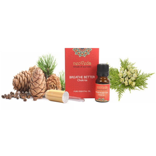Neoveda Breathe Better Chakras Oil buy from Sattvic Health Store Australia