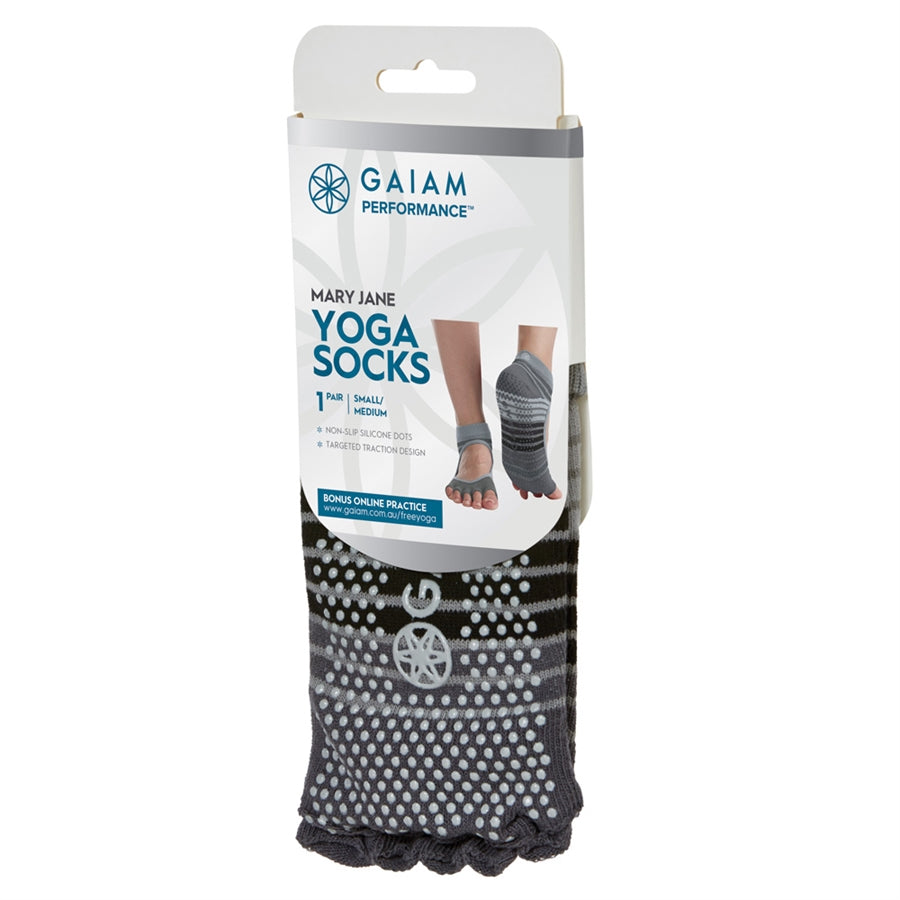 Gaiam | Performance Mary Jane Yoga Socks