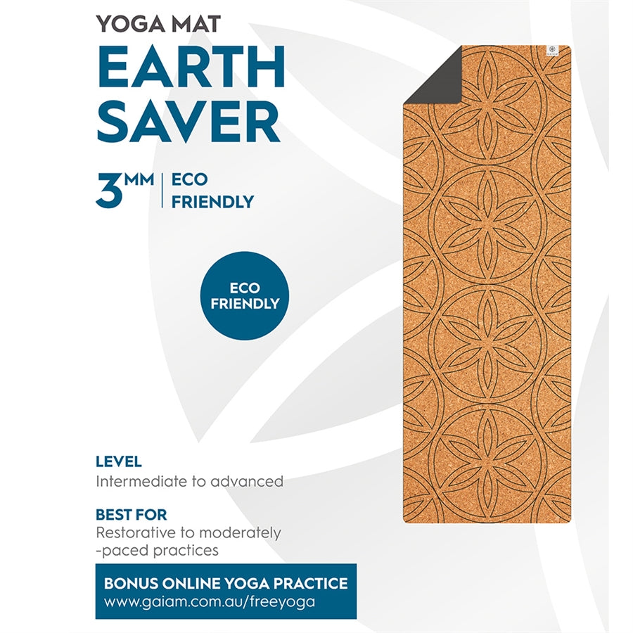 gaiam | performance earthsaver yoga mat | 3mm