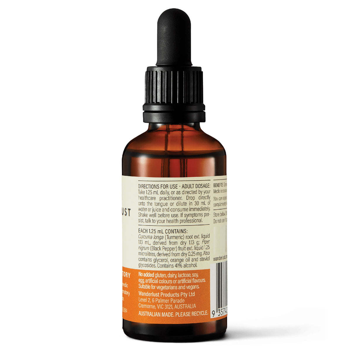 Wanderlust | Turmeric Drops | 50ml