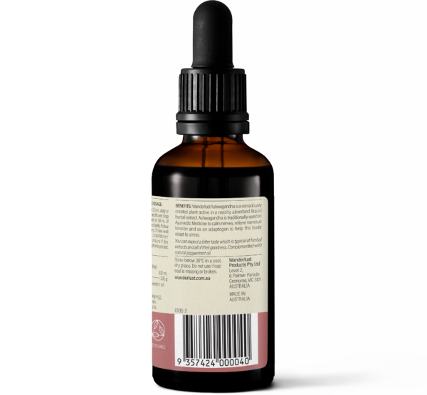Wanderlust | Ashwagandha Drops | 90ml