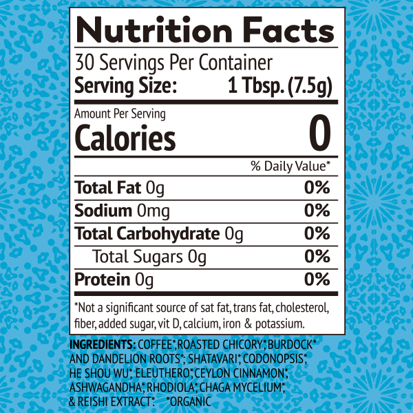 RASA Dirty Herbal Coffee Alternative | Naturally Caffeine-Free Ashwagandha | Shatavari